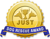 Just Dog Rescue Award Medal