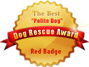 Red Badge Dog Rescue Medal